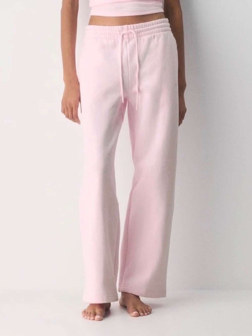 Aritzia Cozy Sweatfleece Mega Straight Villa Pink Sweatpants M